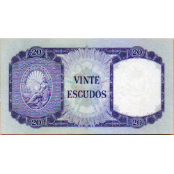 Portugal 20 Escudos 1960 D. António Luiz de Menezes