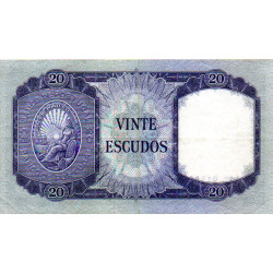 Portugal 20 Escudos 1960 D. António Luiz de Menezes
