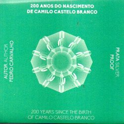 Portugal 5.00 € 2025 200.º aniv. do nasc. de Camilo C. Branco (Proof)