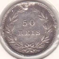 Portugal 50 Réis 1879 D....