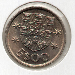 Portugal 5$00 1975 Sob
