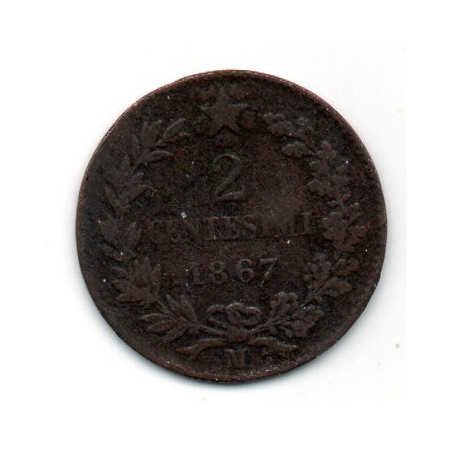 Itália 2 Centesimi 1867