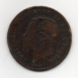 Itália 5 Centesimi 1861