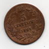 Itália 5 Centesimi 1861 M