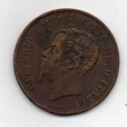 Itália 5 Centesimi 1862 N