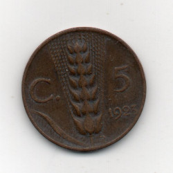 Itália 5 Centesimi 1923