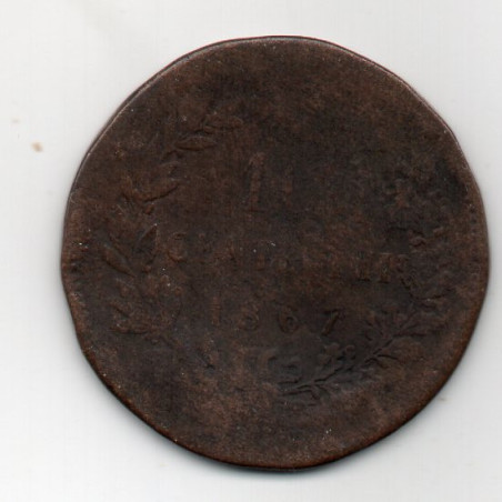 Itália 10 Centesimi 1867