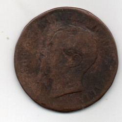 Itália 10 Centesimi 1867