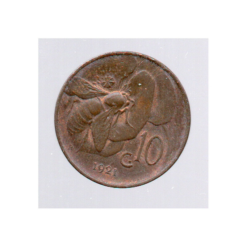 Itália 10 Centesimi 1921