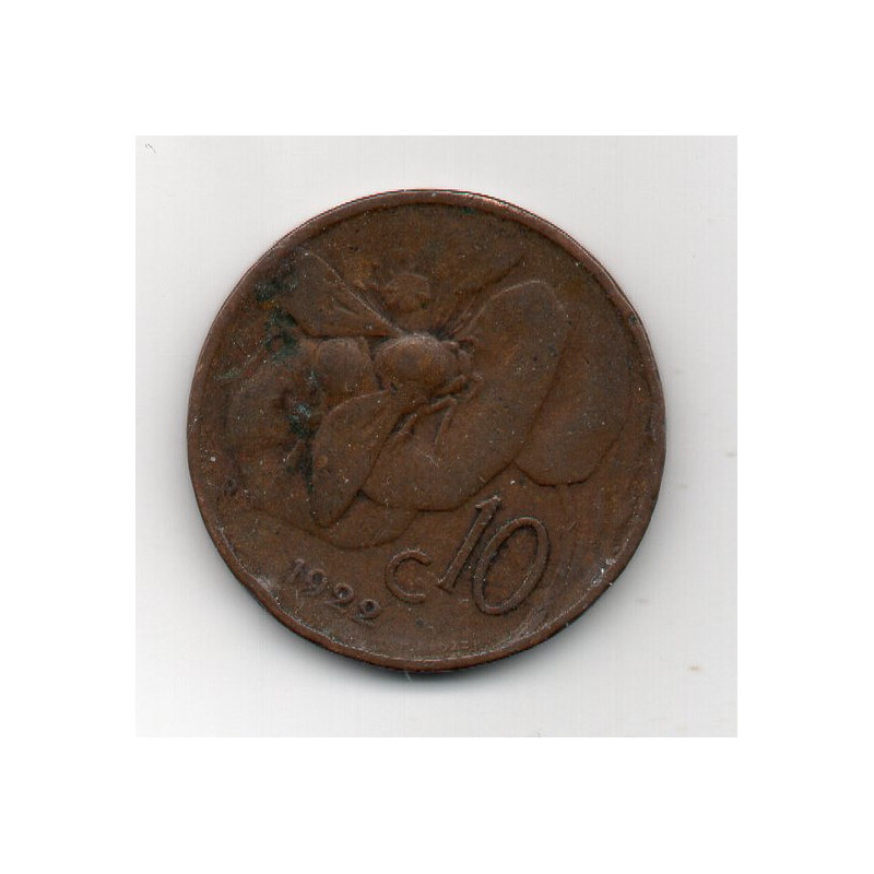 Itália 10 Centesimi 1922