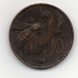 Itália 10 Centesimi 1926