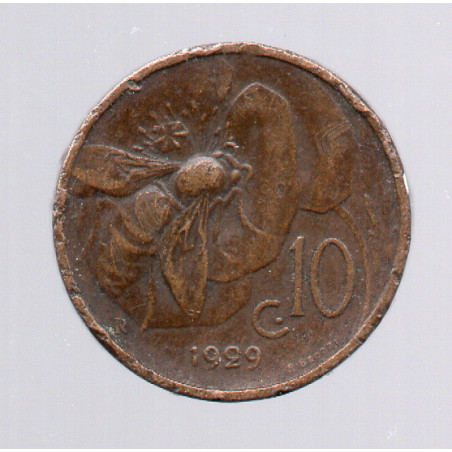 Itália 10 Centesimi 1929