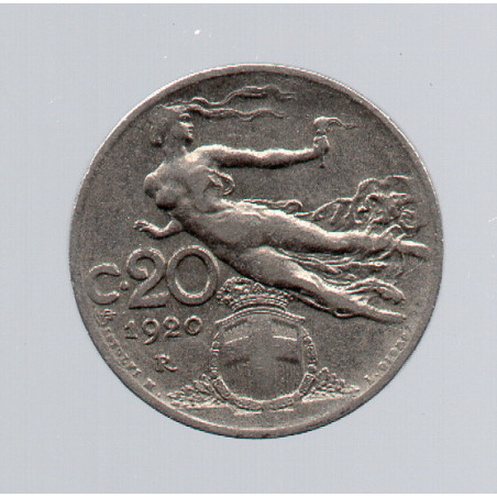 Itália 20 Centesimi 1920