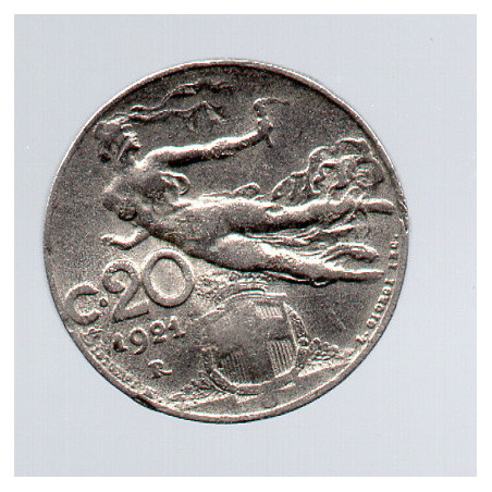 Itália 20 Centesimi 1921