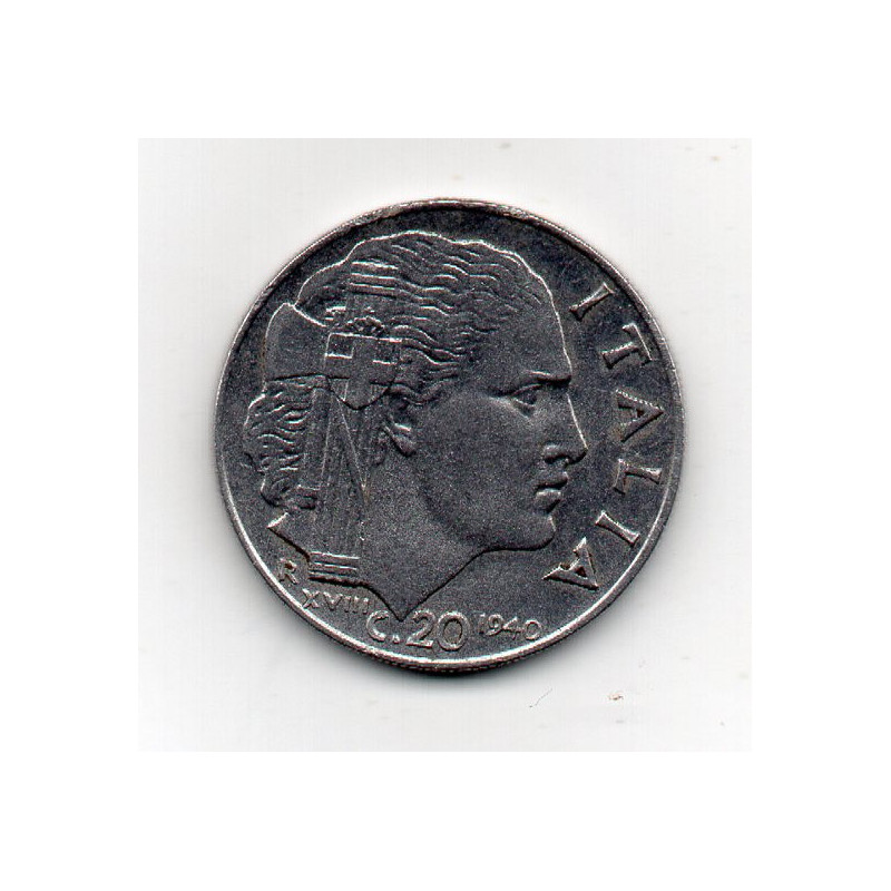 Itália 20 Centesimi 1940