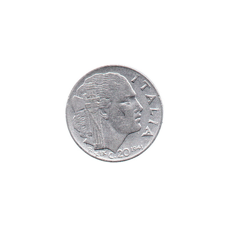 Itália 20 Centesimi 1941