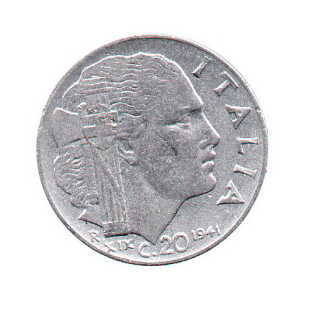 Itália 20 Centesimi 1941