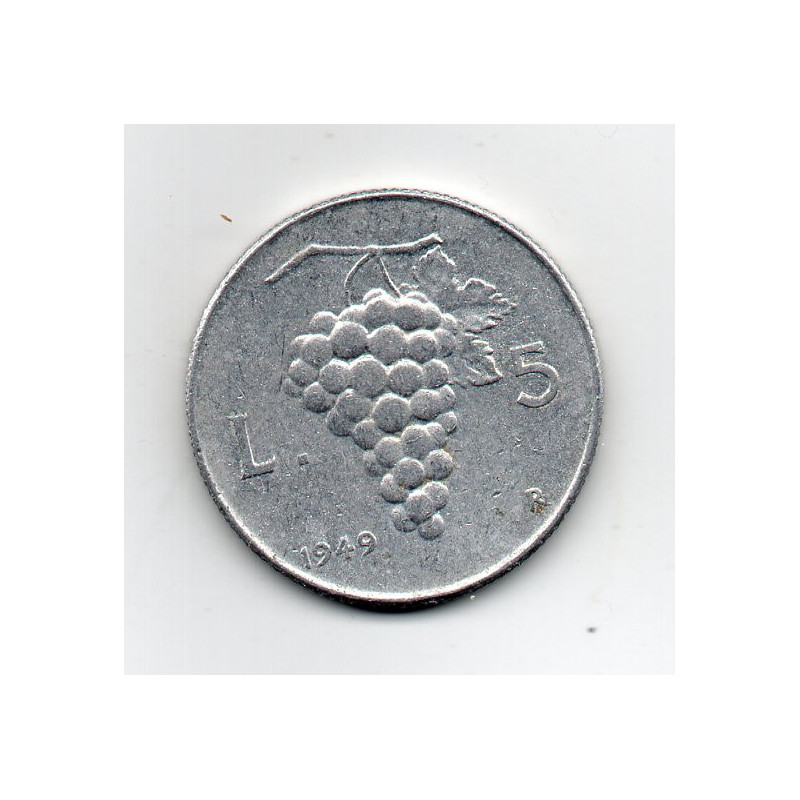 Itália 5 Lira 1949
