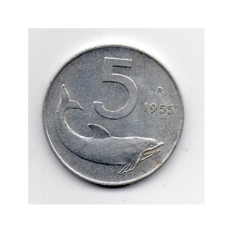 Itália 5 Lira 1955