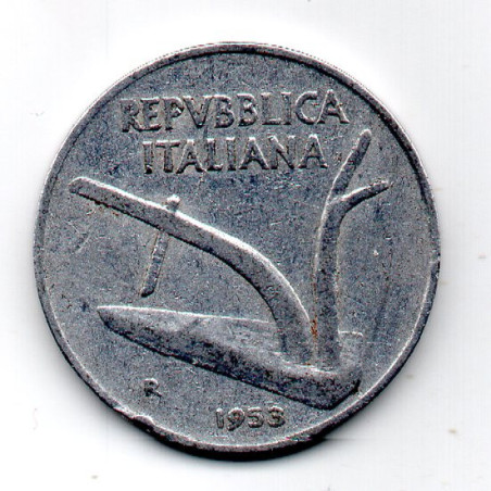 Itália 10 Lira 1953