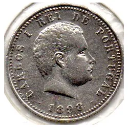 Portugal 100 Réis 1898 D....