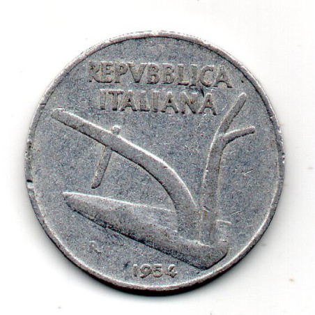 Itália 10 Lira 1954