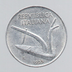 Itália 10 Lira 1955