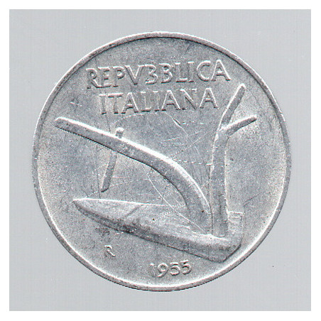 Itália 10 Lira 1955
