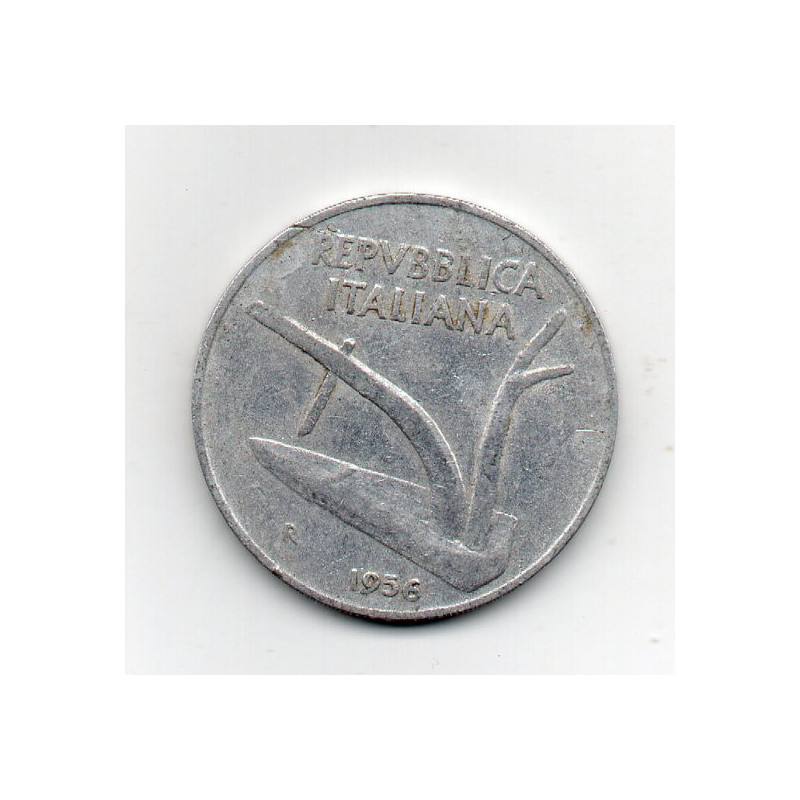Itália 10 Lira 1956