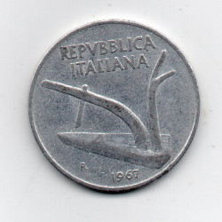 Itália 10 Lira 1967