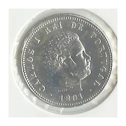 Portugal 200 Réis 1891 D....