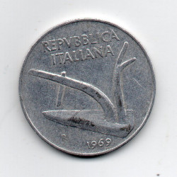 Itália 10 Lira 1969
