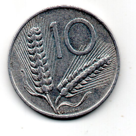 Itália 10 Lira 1973