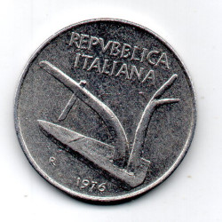 Itália 10 Lira 1976