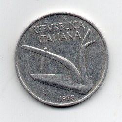 Itália 10 Lira 1978