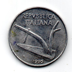 Itália 10 Lira 1996