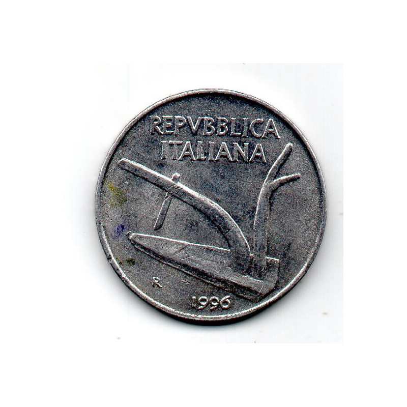 Itália 10 Lira 1996