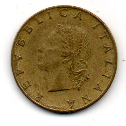 Itália 20 Lire 1958