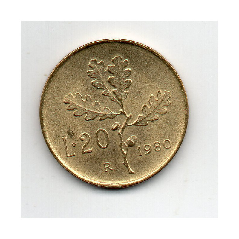 Itália 20 Lire 1980
