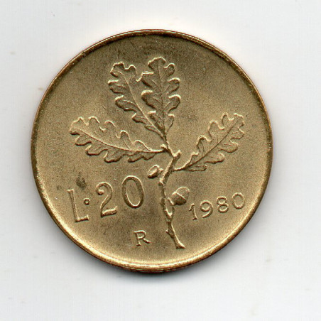 Itália 20 Lire 1980