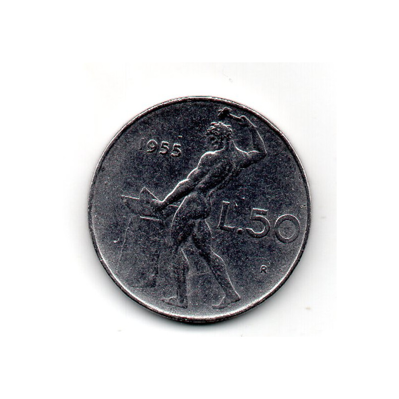 Itália 50 Lire 1955