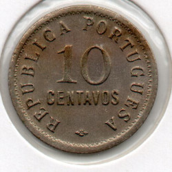Angola 10 Centavos 1922