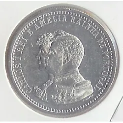 Portugal 500 Réis 1898 D. Carlos I Índia