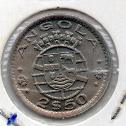 Angola 2$50 Escudos 1956