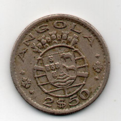 Angola 2$50 Escudos 1968