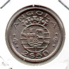 Angola 2$50 Escudos 1974 eixo deslocado
