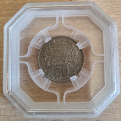 Portugal 50 Centavos 1965 Certificada MS65