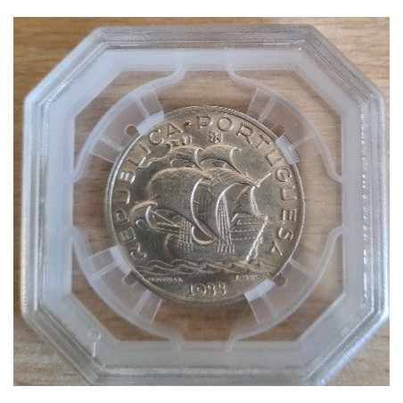 Portugal 10$00 1933 Certificada AU58