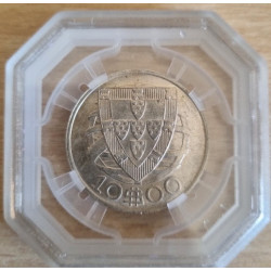 Portugal 10$00 1933 Certificada AU58