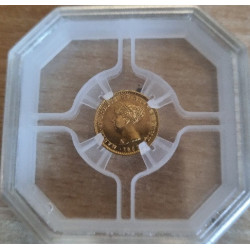 Portugal 1000 Reis 1851 ouro Certificada MS62 (ouro)